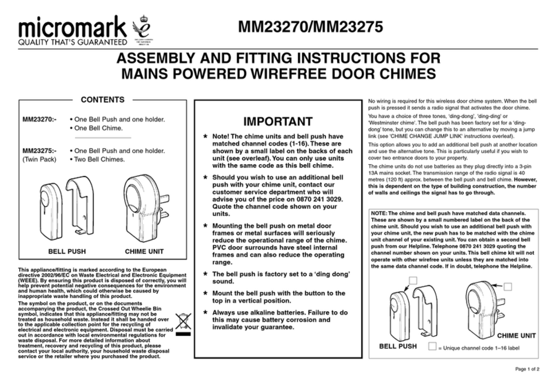 Micromark MM23270 Assembly and Fitting Instructions