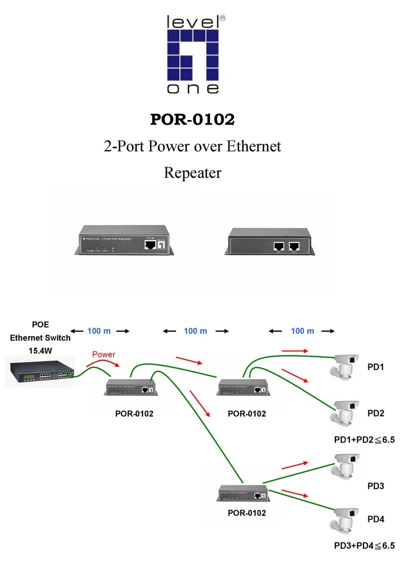 LevelOne POR-0102 User manual