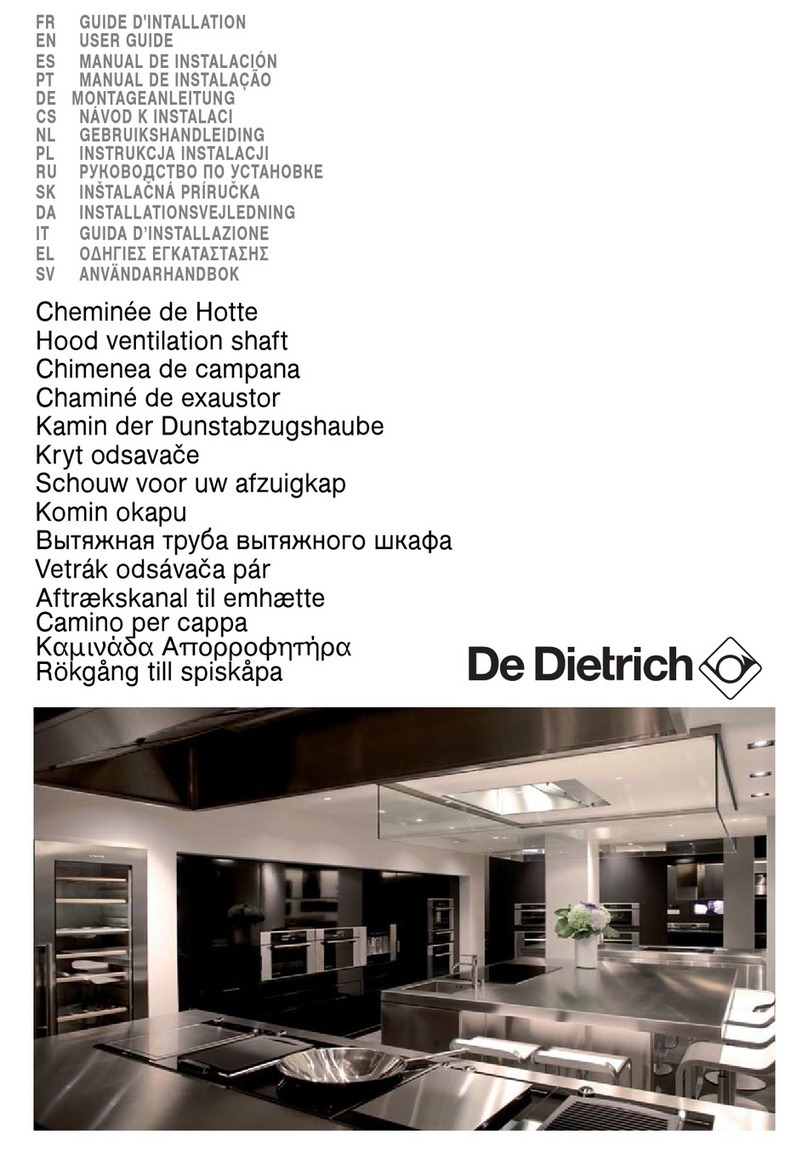 DeDietrich RHD119X user guide