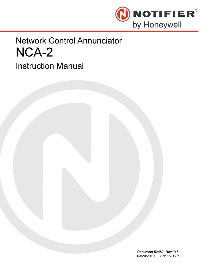 Honeywell NOTIFIER NCA-2 User manual Honeywell NOTIFIER NCA-2 User manual