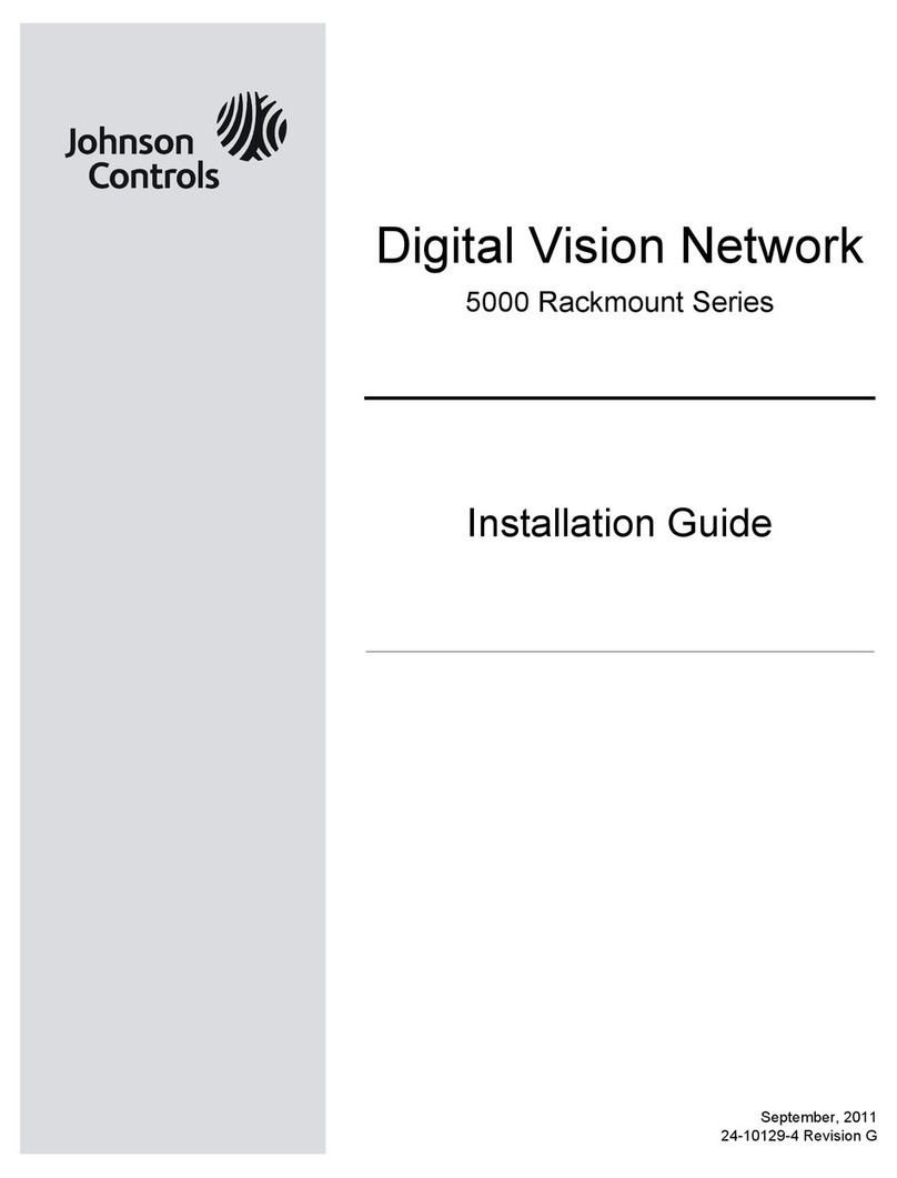 Johnson Controls DVN 5000 Series User manual