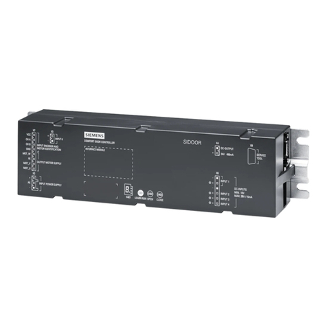 Siemens SIDOOR ATE530S operating instructions