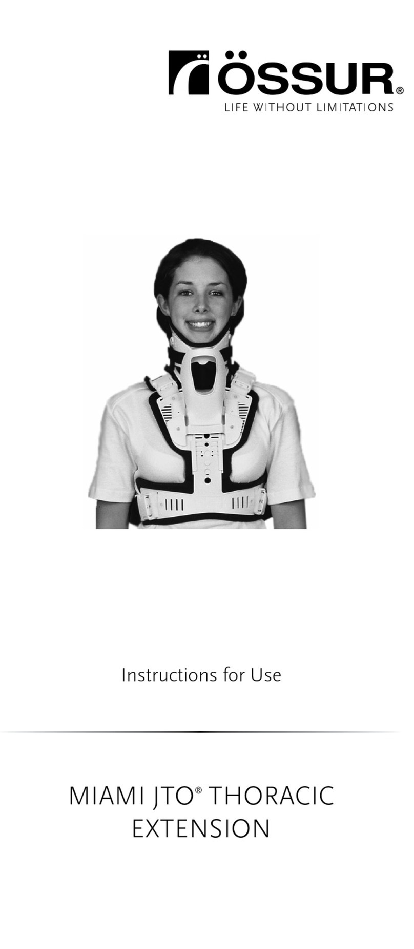 Ossur MIAMI JTO 200S User manual