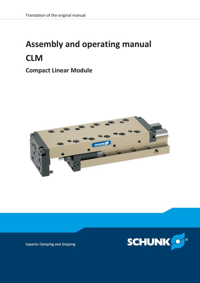 SCHUNK CLM 08 User instructions