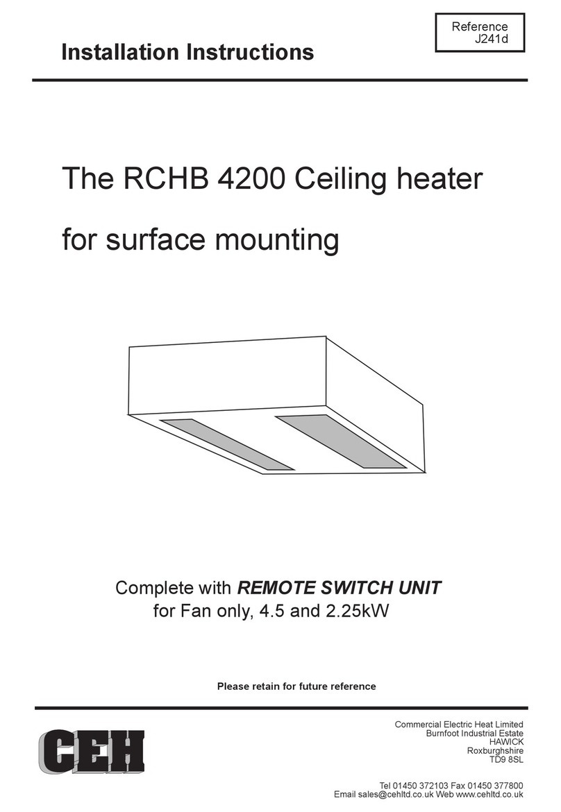 CEH RCHB 4200 installation instructions