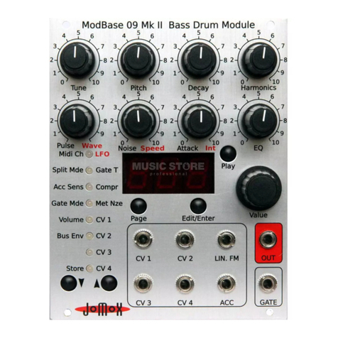 Jomox ModBase 09 MkII User manual