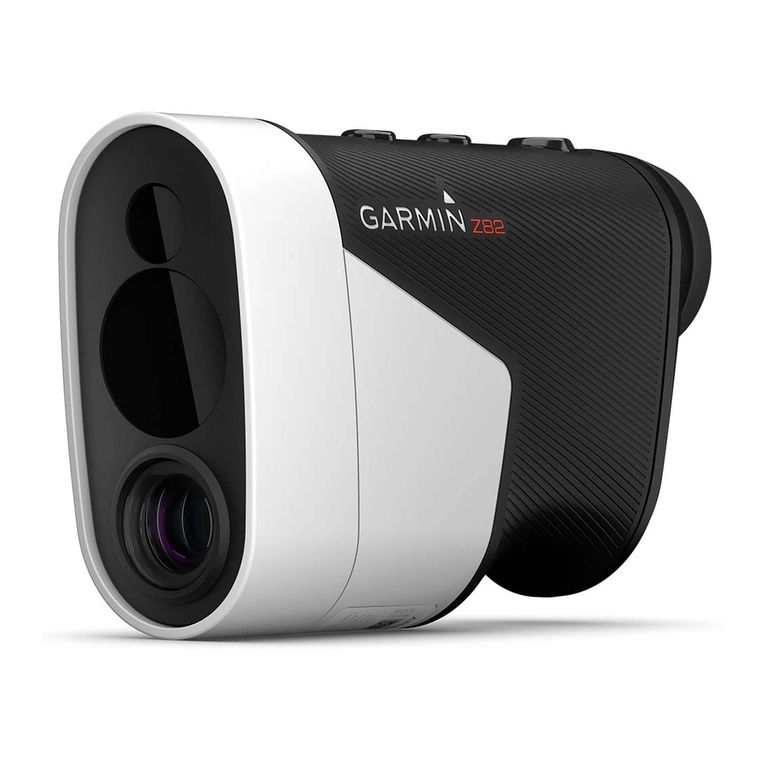 Garmin Approach Z82 User manual