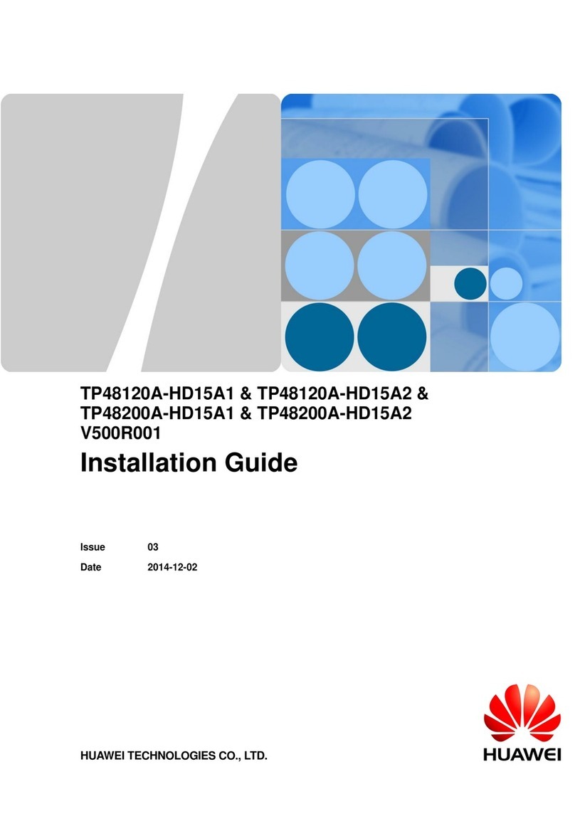 Huawei Telecom Power TP48120A-HD15A1 User manual