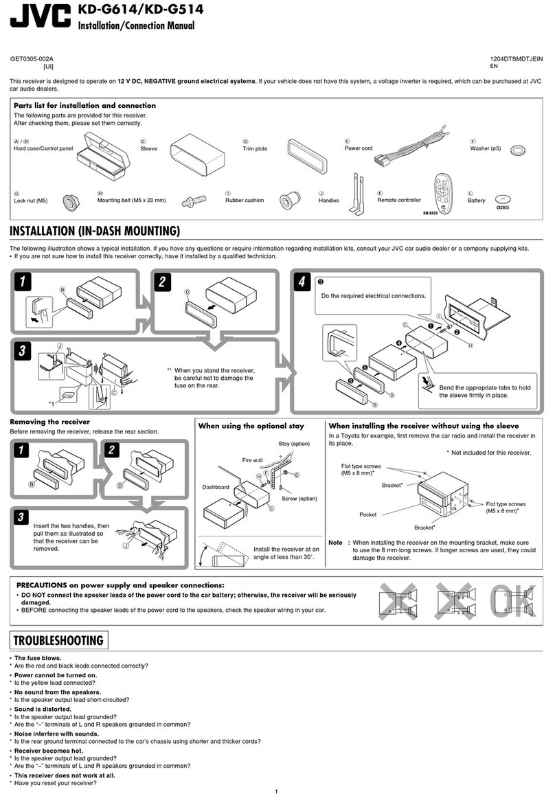 JVC KD-G614 Guide