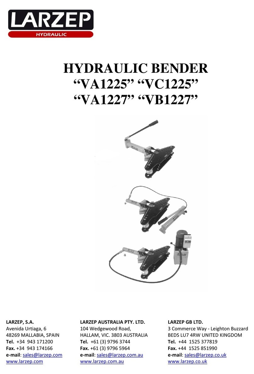 Larzep VA1225 instruction manual