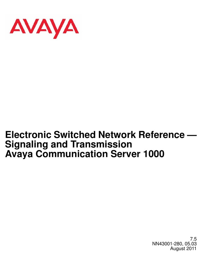 Avaya 1000 Series Service manual