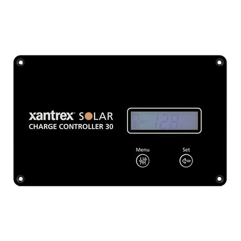 Xantrex SOLAR CHARGE CONTROLLER 30 User manual