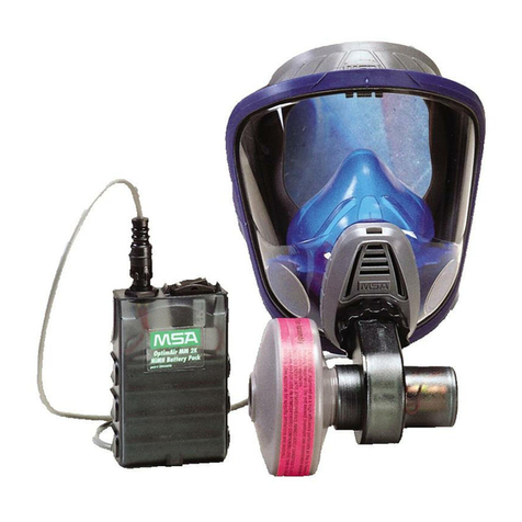 MSA OptimAir Mask-Mounted PAPR User manual