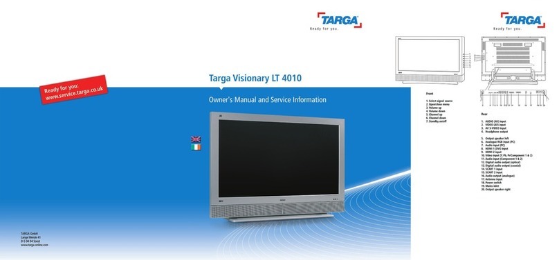 Targa LT 4010 Owner's Manual And Service Information