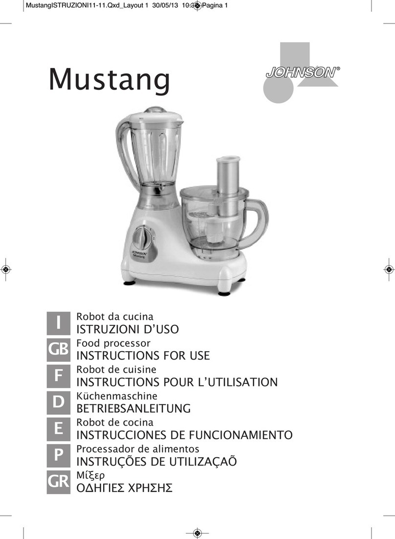 Johnson Mustang Instructions for use