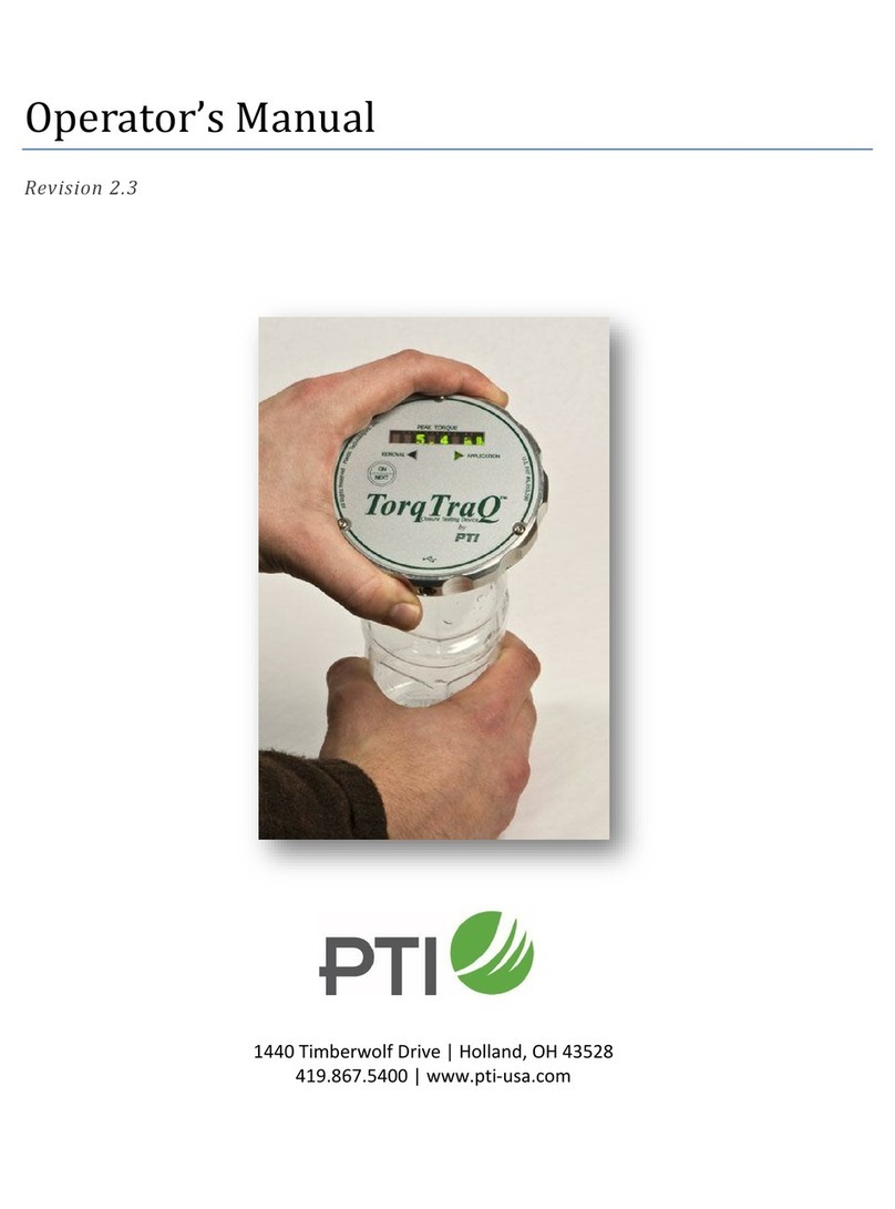 PTI TorqTraQ User manual