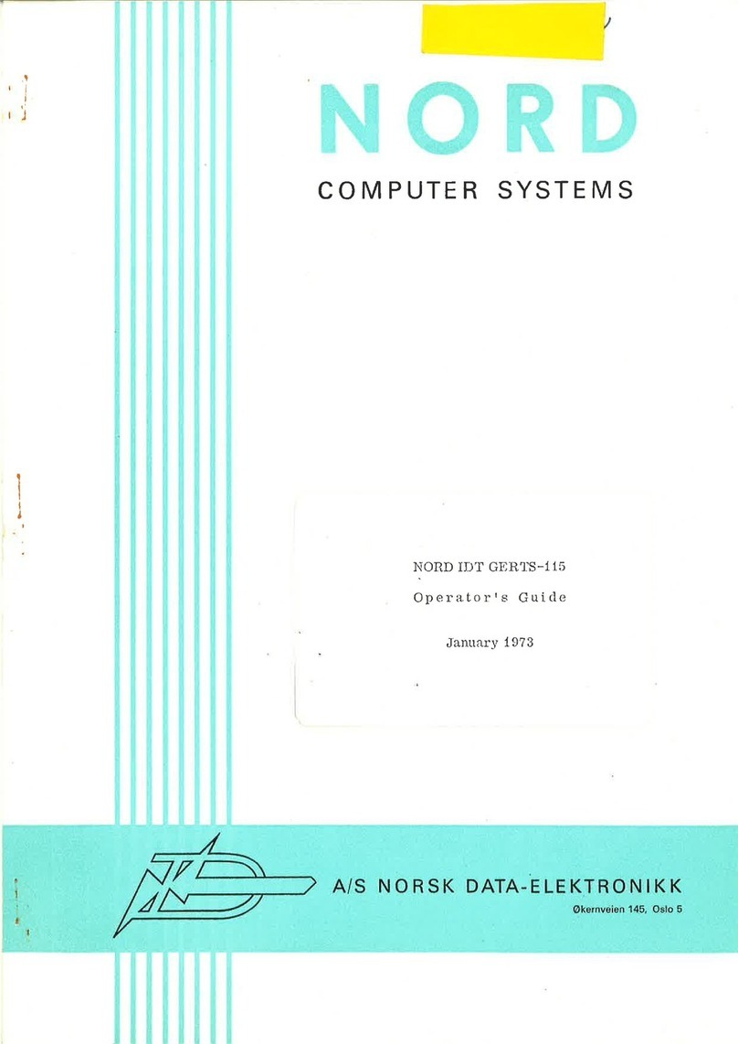 Norsk Data NORD IDT GERTS-115 Manual