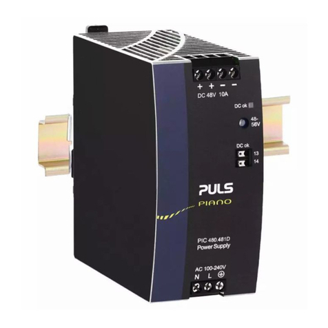 Puls PIC480.481D User manual