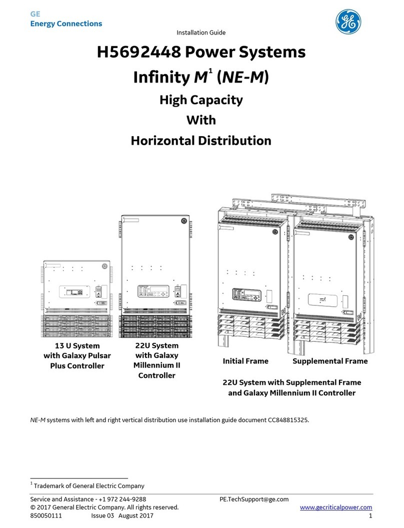GE Infinity M Series installation guide