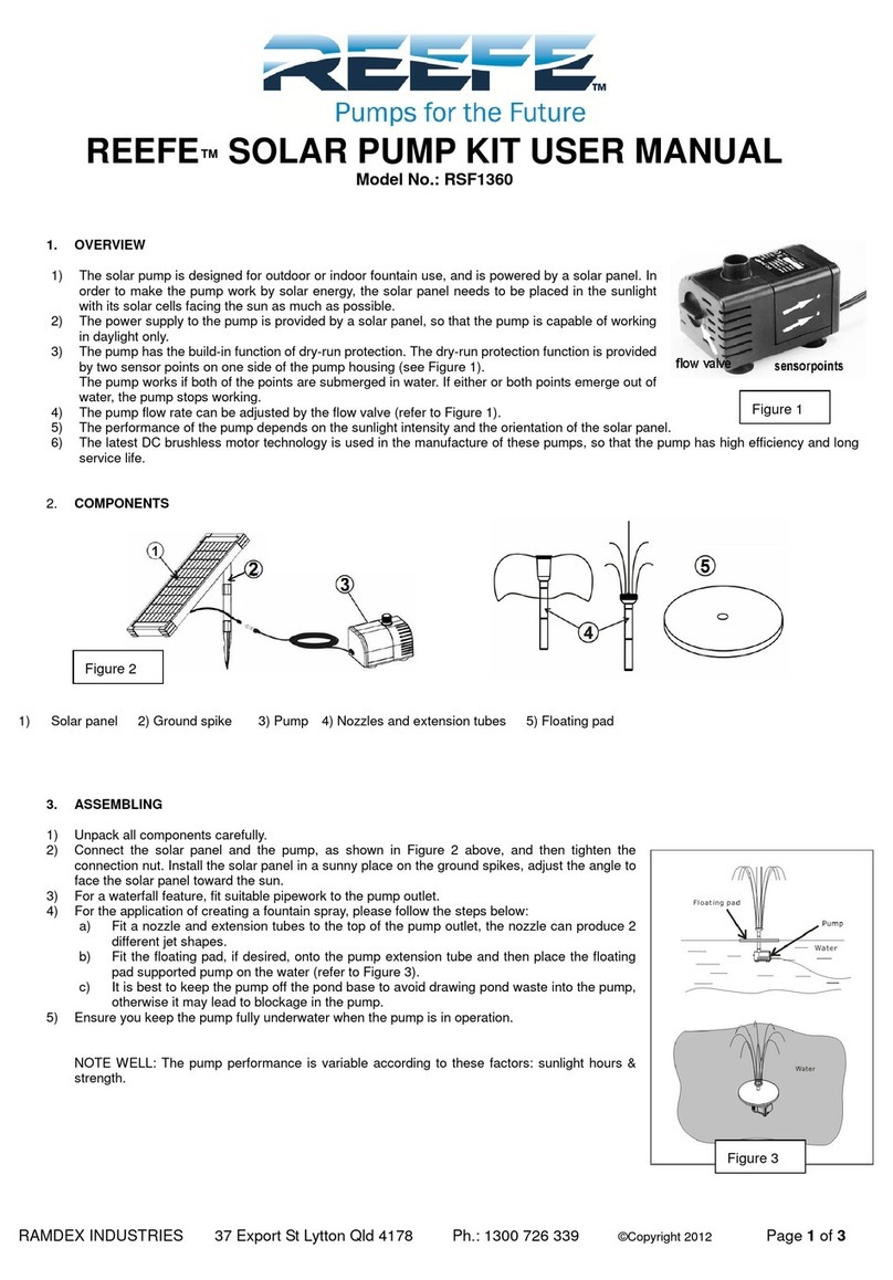 Reefe RSF1360 User manual