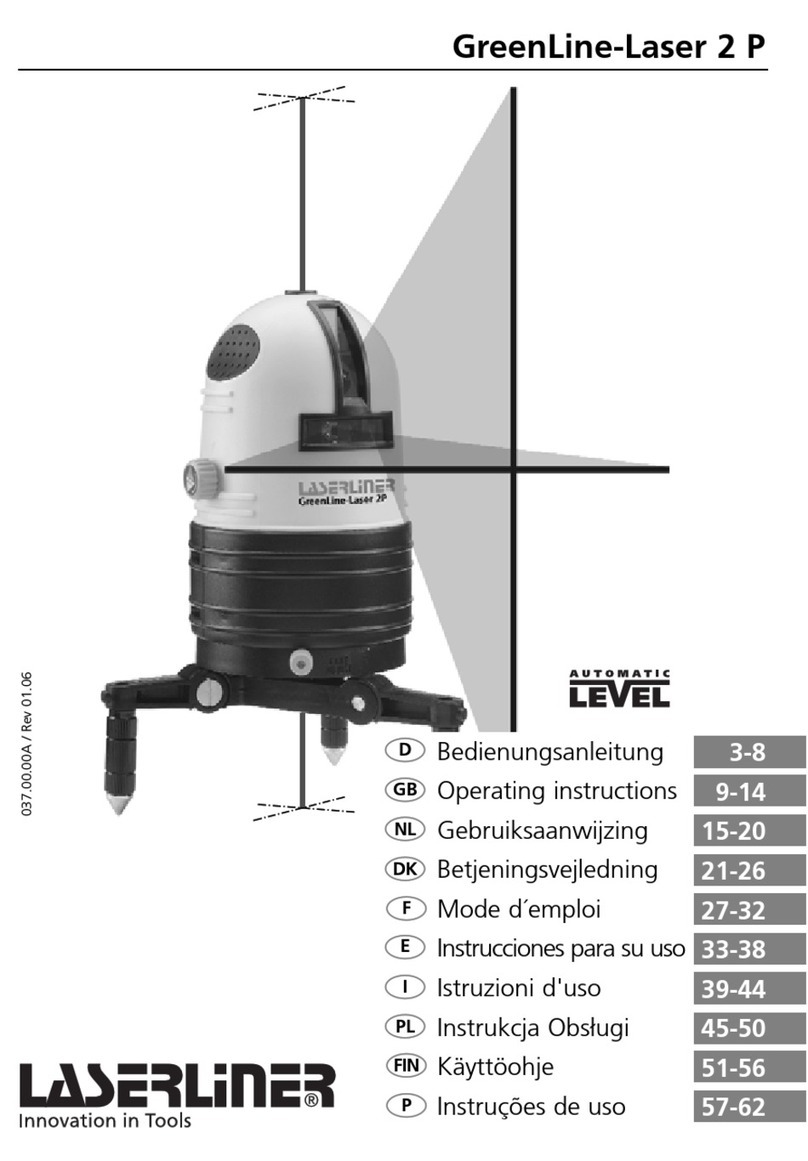 LaserLiner GreenLine-Laser 2 P operating instructions