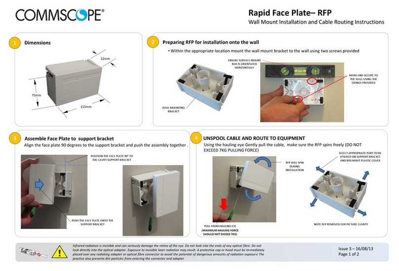 CommScope RFP Installation and Cable Routing Instructions