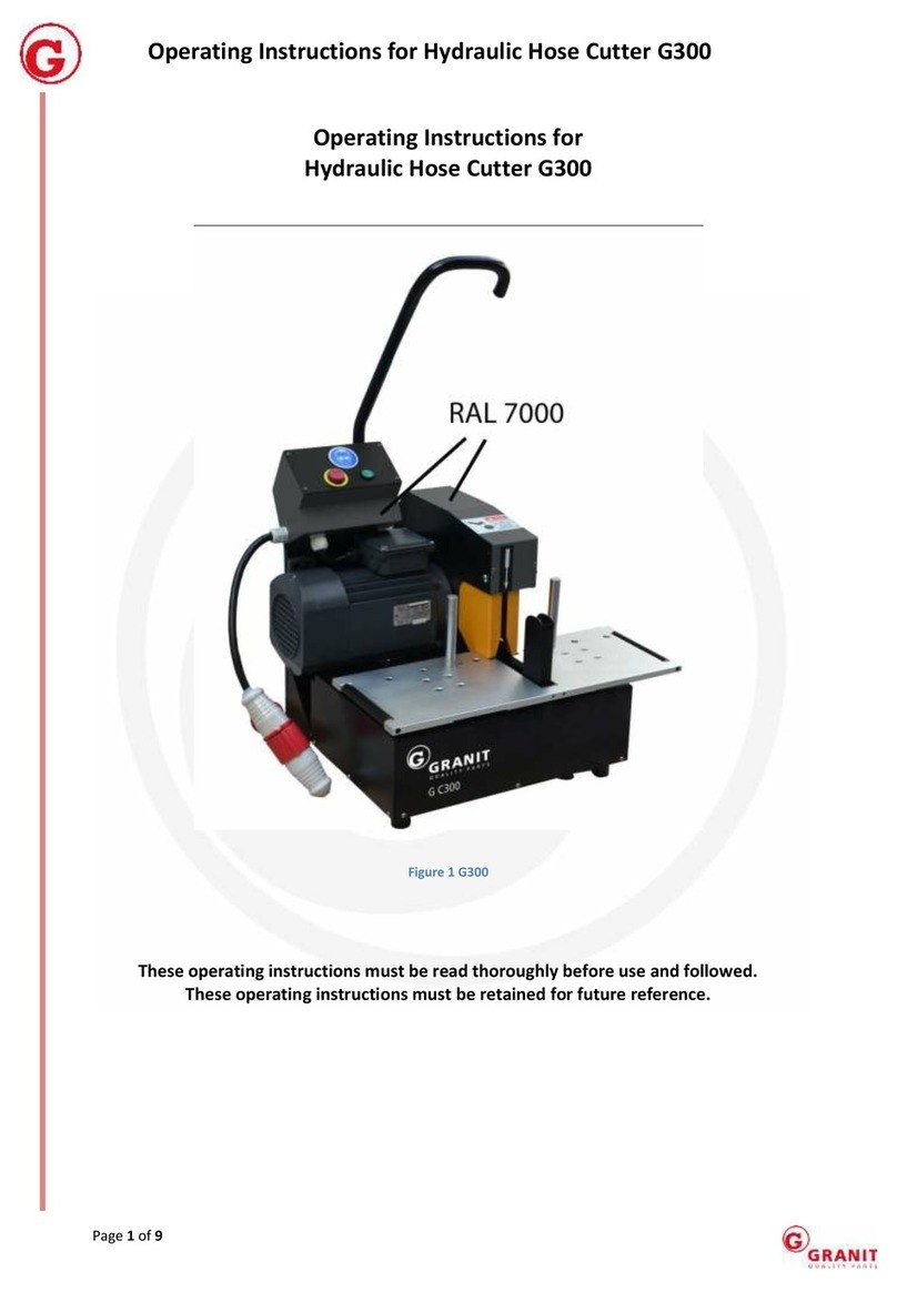 Granit G300 operating instructions