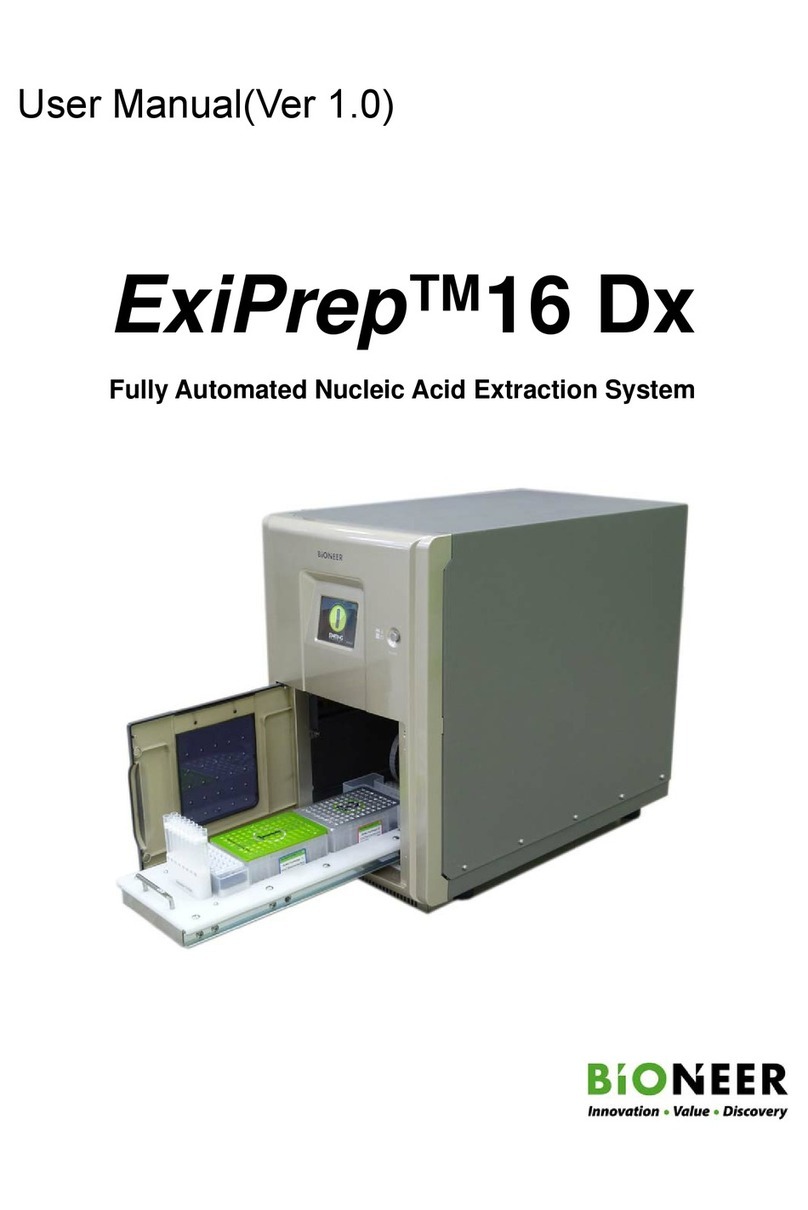 Bioneer ExiPrep 16 Dx User manual