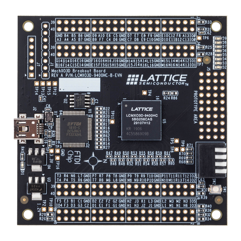 Lattice MachXO3D Breakout Board user guide