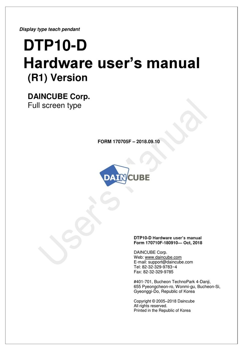 DAINCUBE DTP10-D Instructions for use