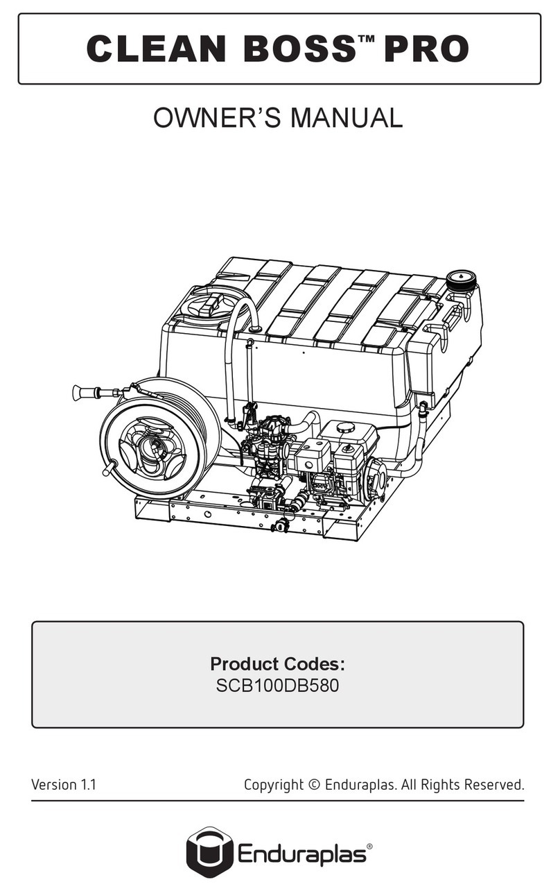 Enduraplas CLEAN BOSS PRO owner's manual