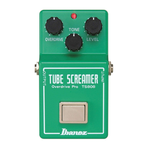 Ibanez TS-808 User manual Ibanez TS-808 User manual