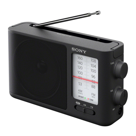 Sony ICF-506 User manual