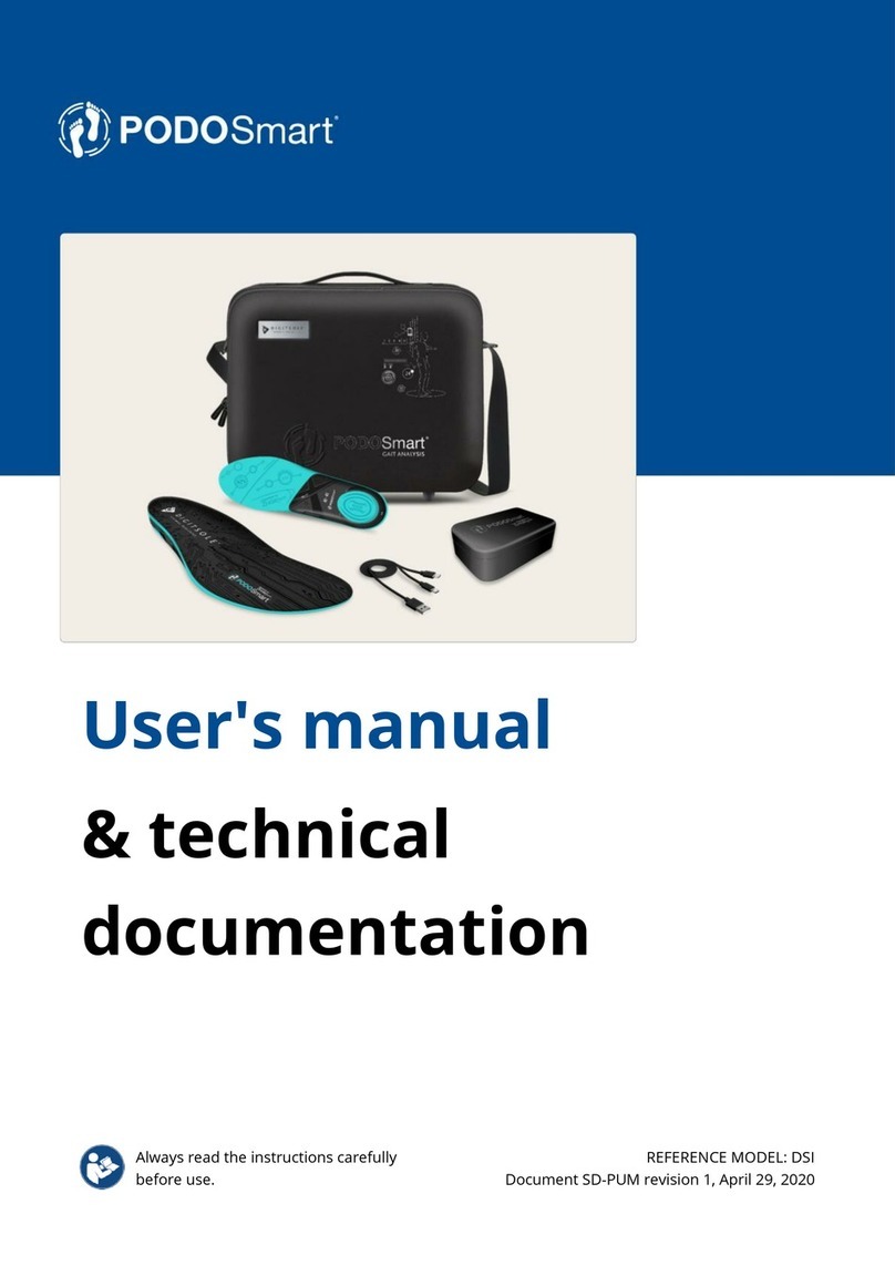 Digitsole PODOSmart DSI User's manual & Technical Documentation