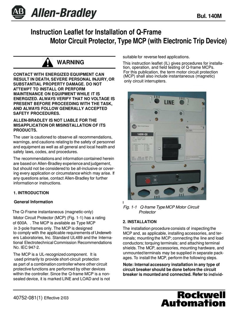 Rockwell Automation Allen-Bradley MCP Instruction leaflet