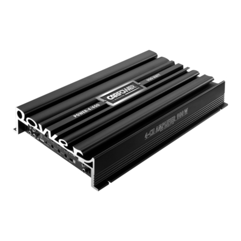 Monacor CARPOWER Power-4/400 User manual