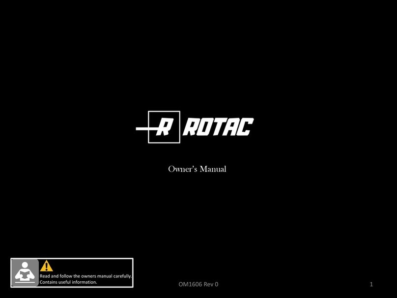 Rotac Carbonio Series owner's manual