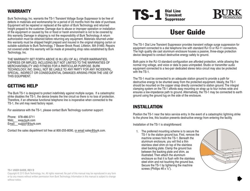 BURK Technology TS-1 user guide