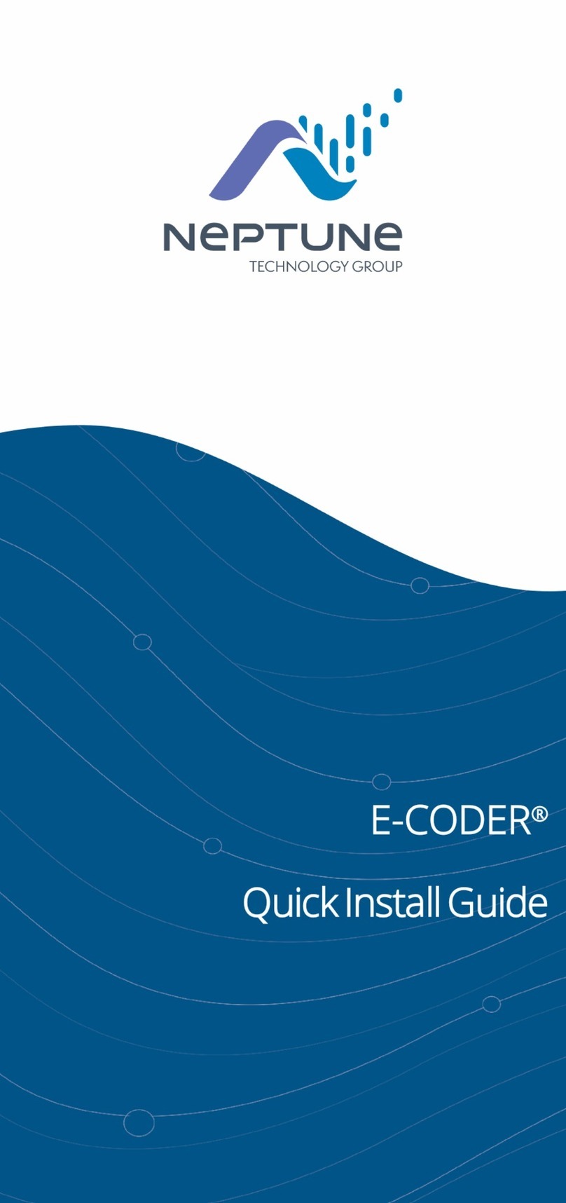 Neptune Technology E-CODER User manual