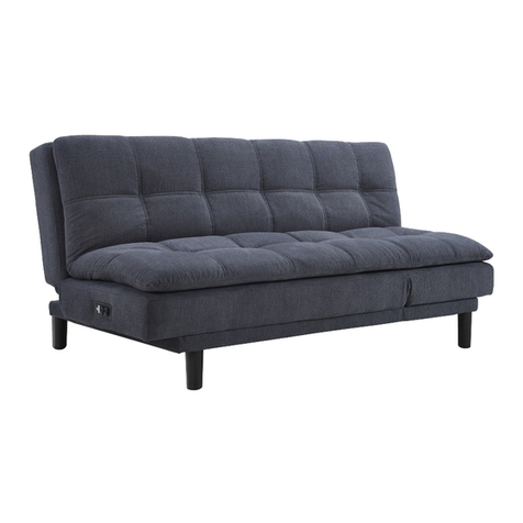 Serta Dream Convertibles MAYCEE SOFA Assembly instructions