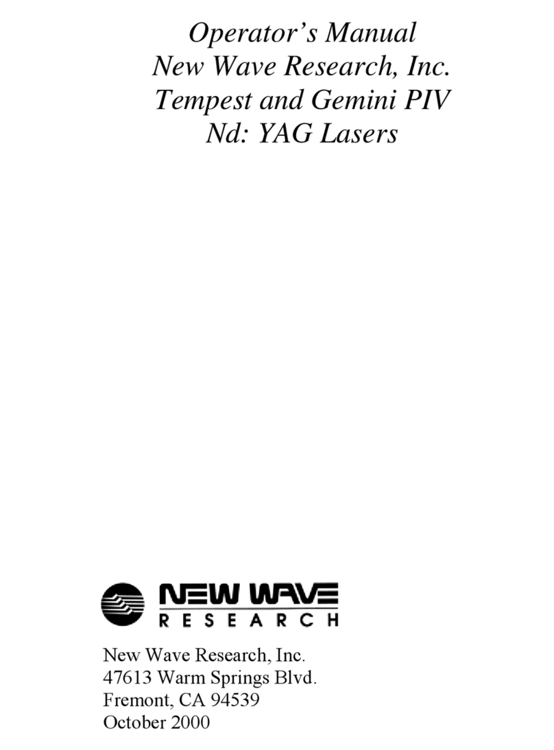 New Wave Research Tempest Operator's manual New Wave Research Tempest Operator's manual