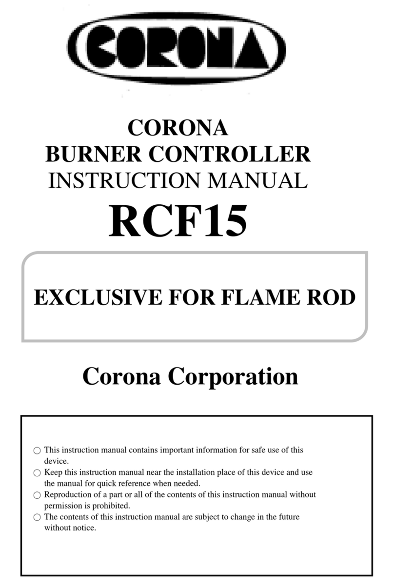CORONA RCF15 instruction manual