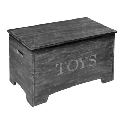 Badger Basket Rustic Toy Box Assembly and use instructions Badger Basket Rustic Toy Box Assembly and use instructions