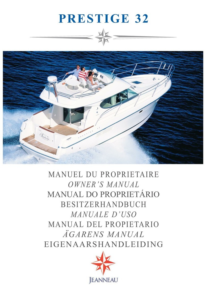 Jeanneau PRESTIGE 32 User manual
