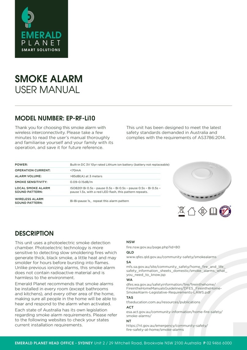Emerald Planet EP-RF-Li10 User manual