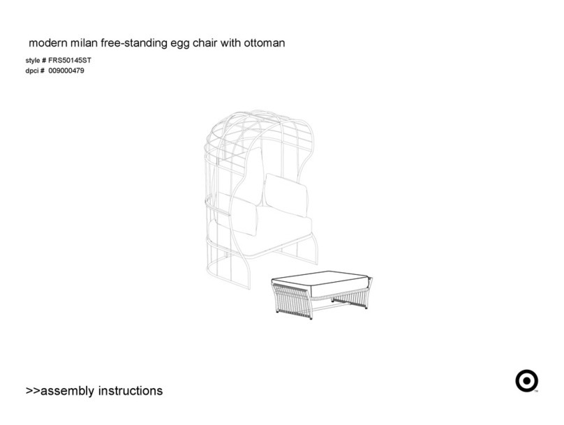 Target Modern Milan FRS50145ST User manual Target Modern Milan FRS50145ST User manual