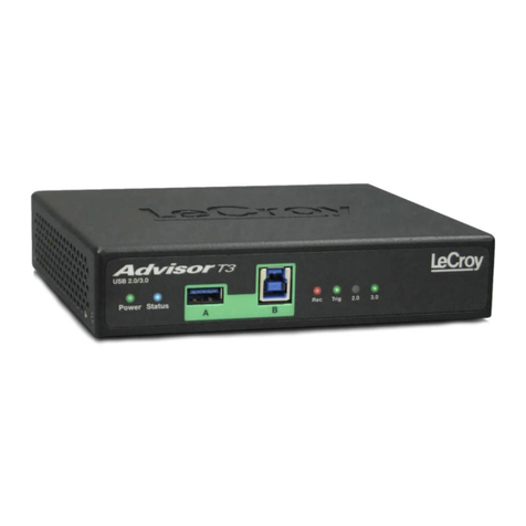 LeCroy USB Protocol Suite Advisor T3 user manual