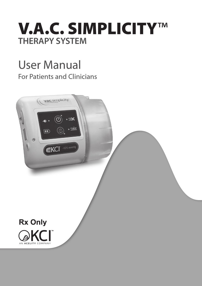 Acelity KCI V.A.C. SIMPLICITY user manual