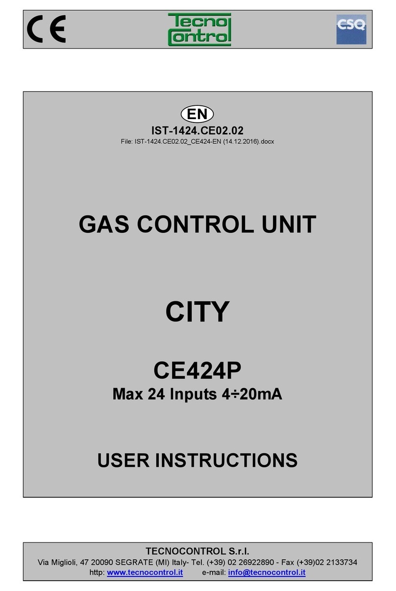 Tecnocontrol CITY CE424P User manual