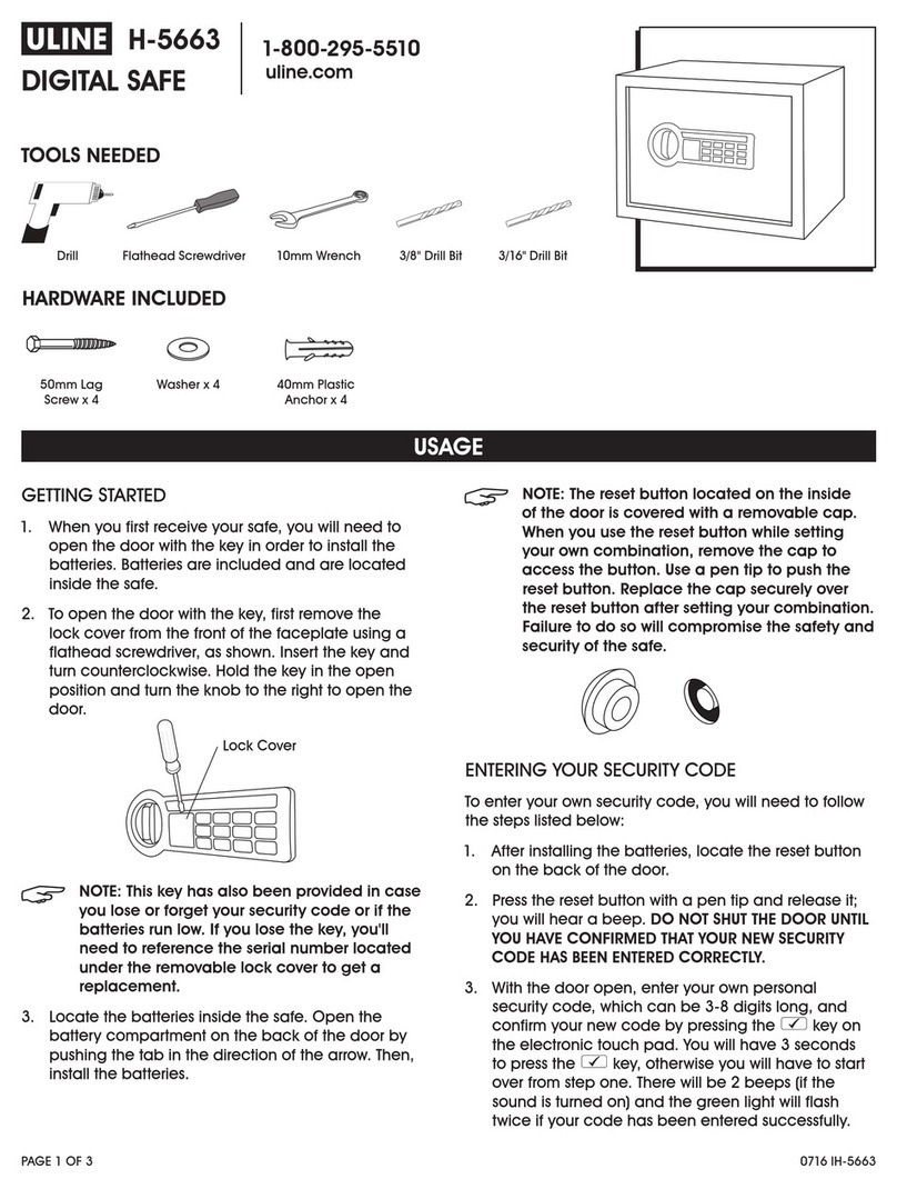 U-Line H-5663 User manual
